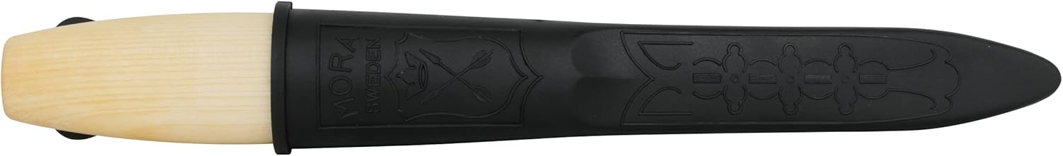 Morakniv 120 Carbonstahl Holzschnitzmesser mit Scheide, 6,1 cm — Ansicht 3