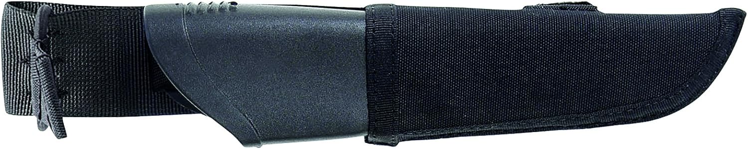 Morakniv Bushcraft Tactical, Sandvik-Stahl, Gummigriff, Kunststoffscheide, Molle Kompatibel Gürtelmesser — Ansicht 4