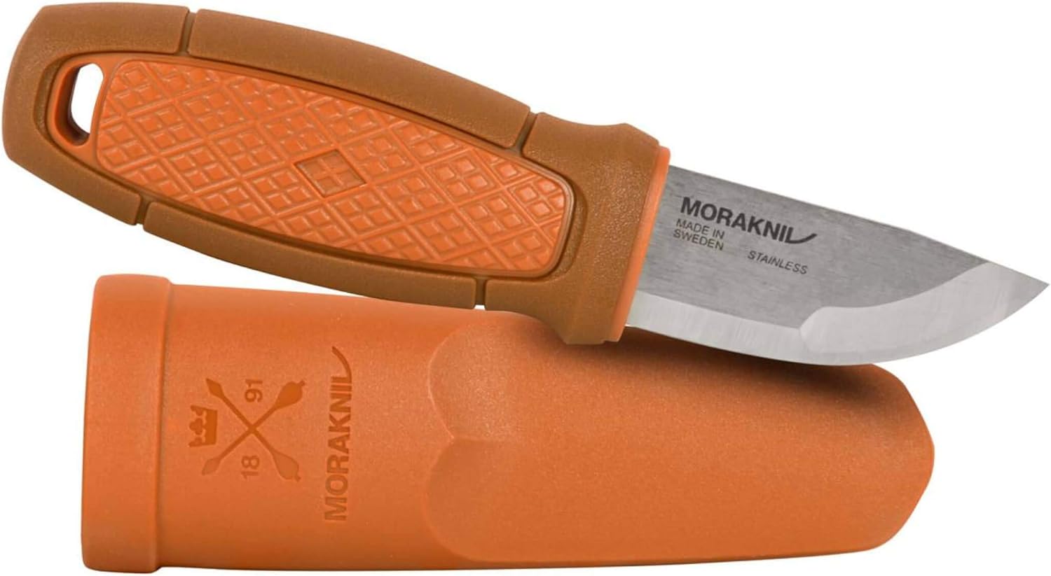 Morakniv Eldris Neck Knife + Firestarter Messer Bushcraft - Burnt Orange