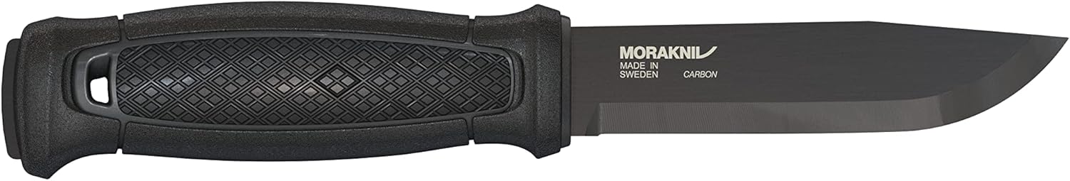Morakniv Garberg |13147| Outdoormesser, Kohlenstoffstahl, Gürtelmesser, Griff: Polyamid, mit Messerschutz scharfes Messer für Outdoor Liebhaber, Abenteuer, Camping