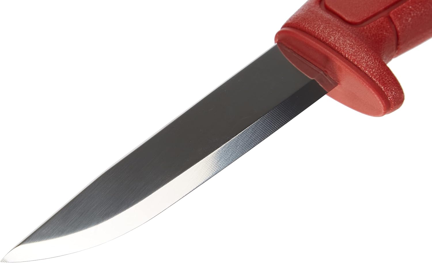 Morakniv Gürtelmesser - BASIC 511 - Carbonstahl Klinge - nicht rostfrei - roter Kunststoffgriff - Kunststoff Scheide (Packung mit 2) — Ansicht 5