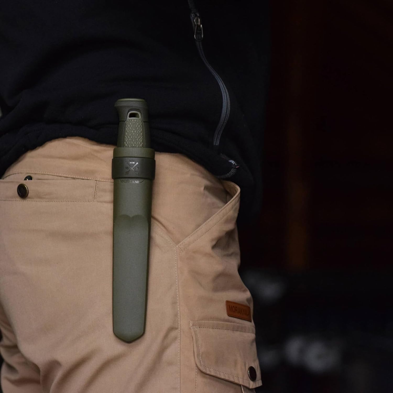 Morakniv Helikon-Tex Kansbol -Stainless Steel- Olive Green — Ansicht 4