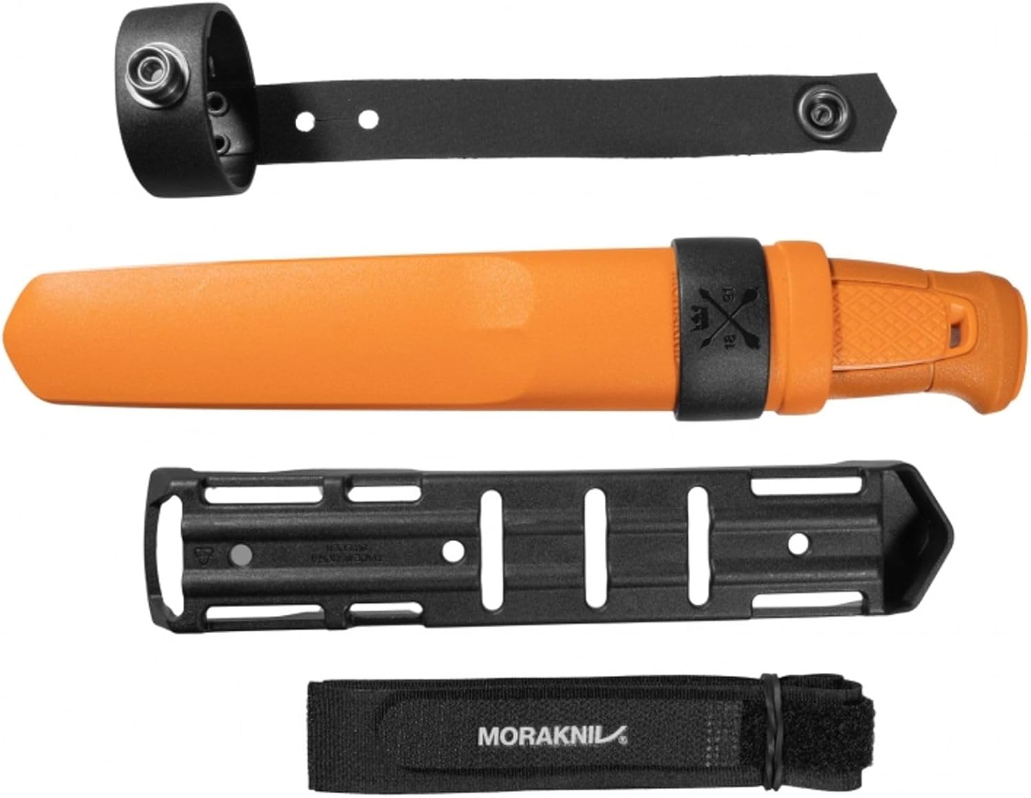 Morakniv Kansbol Gürtelmesser in Burnt orange aus rostfreiem 12C27 Stahl mit Multi-Mount-Kit — Ansicht 2