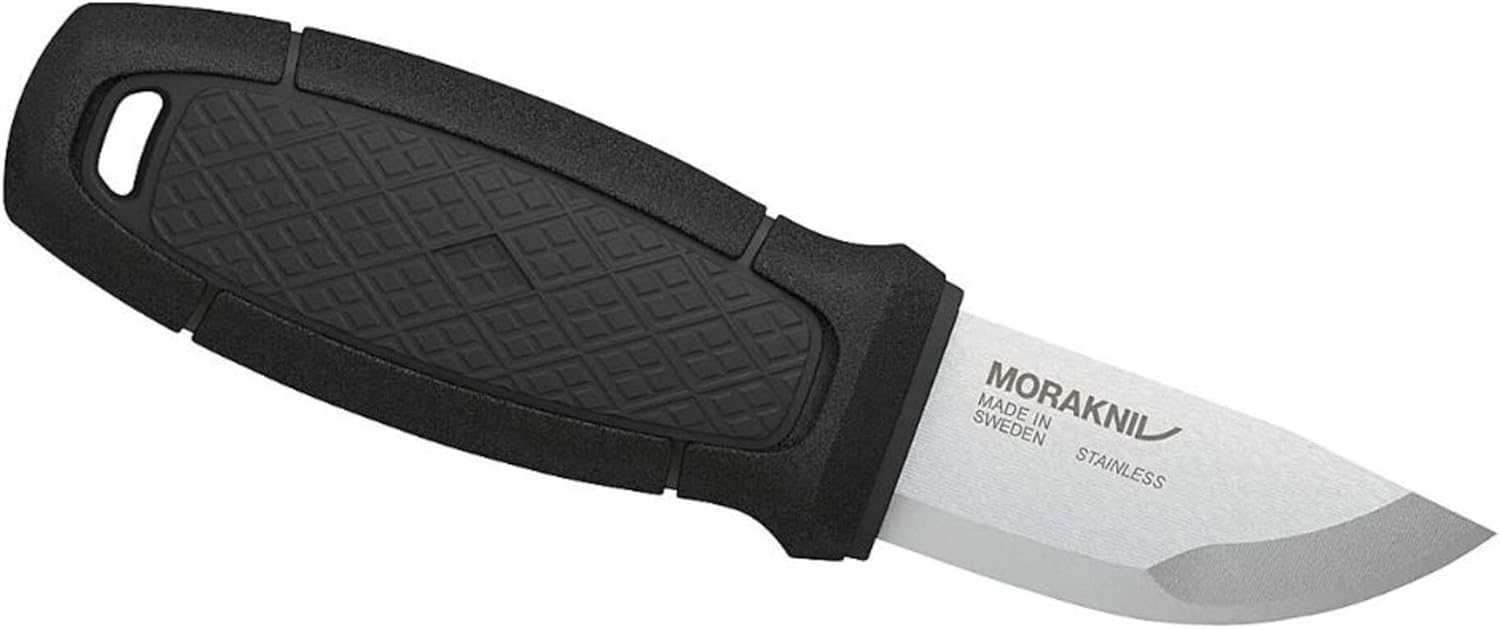 Morakniv mit Schwarzem Kunststoffgriff Eldris Neck Knife, Schwarz, One Size
