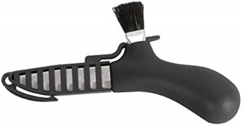Morakniv MUSHROOM Stahl Sandvik 12C27 - Rosshaarbürste - schwarzer Kunststoffgriff - Kunststoff Steckscheide
