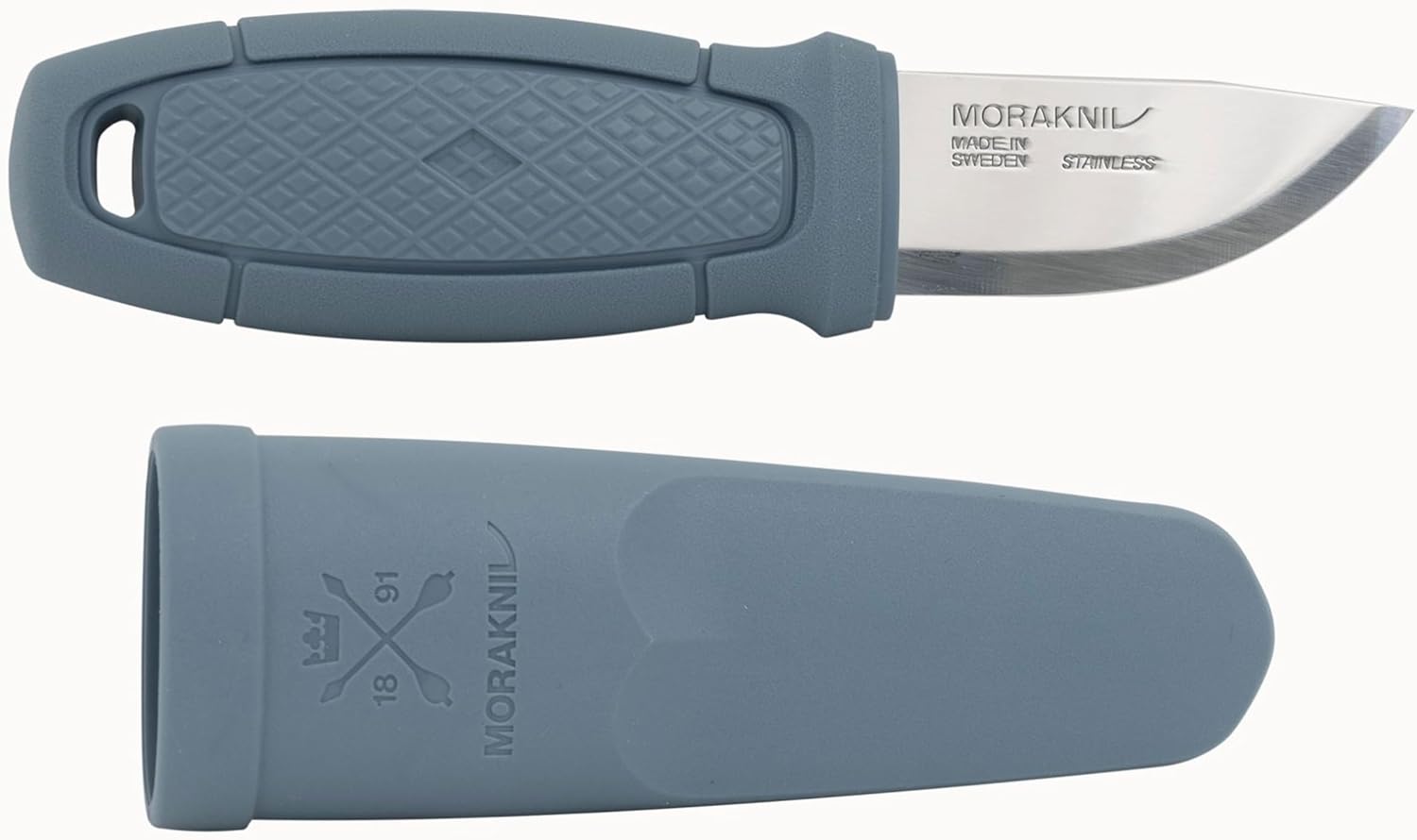 Morakniv Outdoor Messer Eldris Light Duty mit Scheide - 2 mm aus Schwedischem Edelstahl - 59 mm lang Klinge - Made in Sweden Messer Outdoor Feststehende Klinge