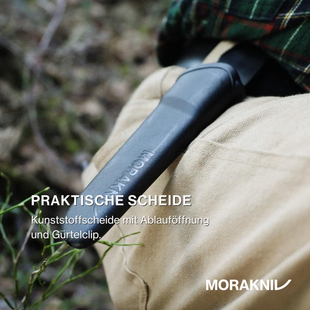 Morakniv Outdoor Messer mit Scheide - Mora Companion S - 2-Pack - Jagdmesser Feststehende Klinge aus Edelstahl - 2,5 mm - Hergestellt in Schweden - Survival Messer für Camping & Jagd — Ansicht 3